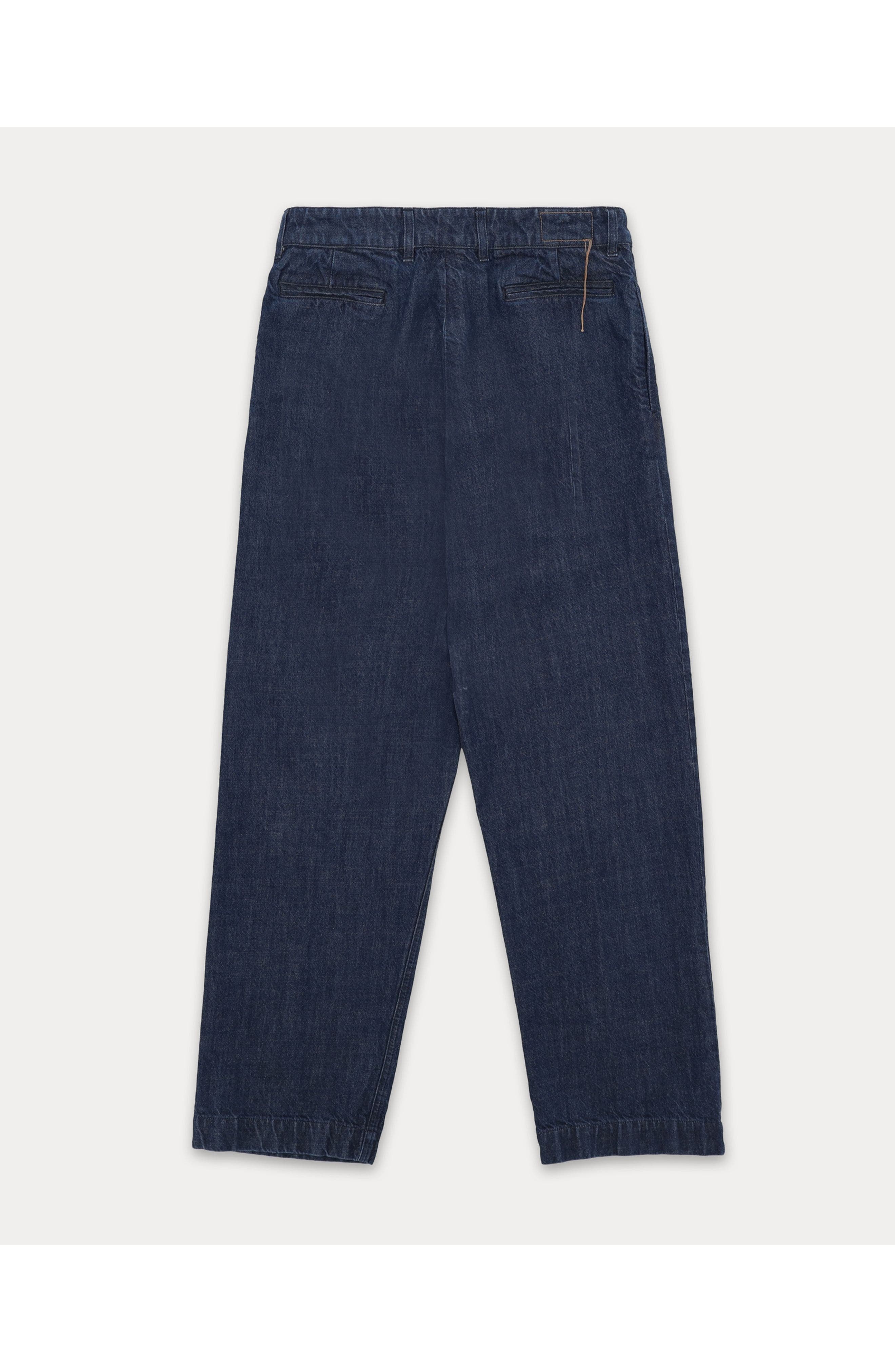 Newyork Pleated Denim Trousers - image 2