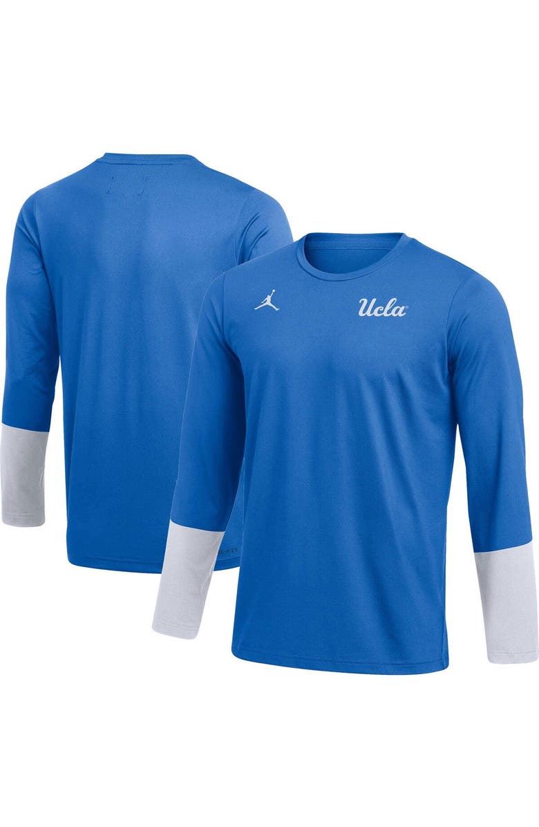 Jordan Brand Men's Jordan Brand Blue UCLA Bruins Football Performance Long Sleeve T-Shirt, Main, color, Blue