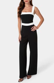bebe Colorblock Jumpsuit