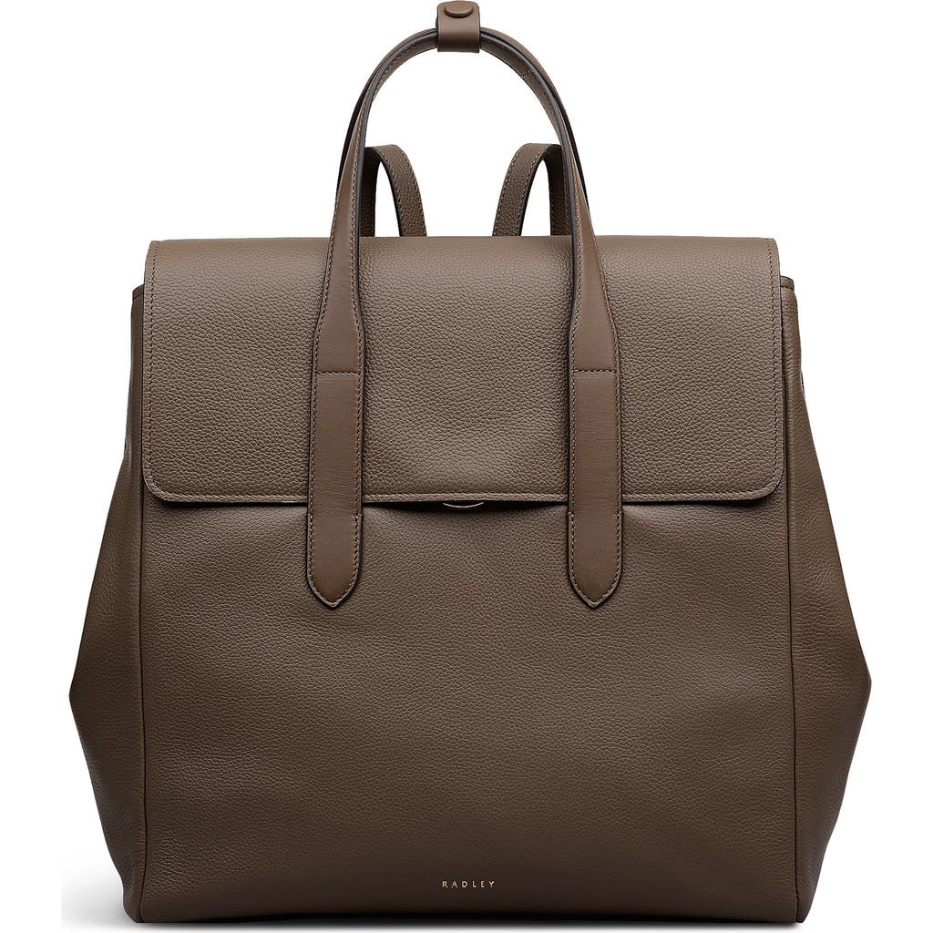 Radley Mayfair Lane Pebbled Leather Backpack In Brown