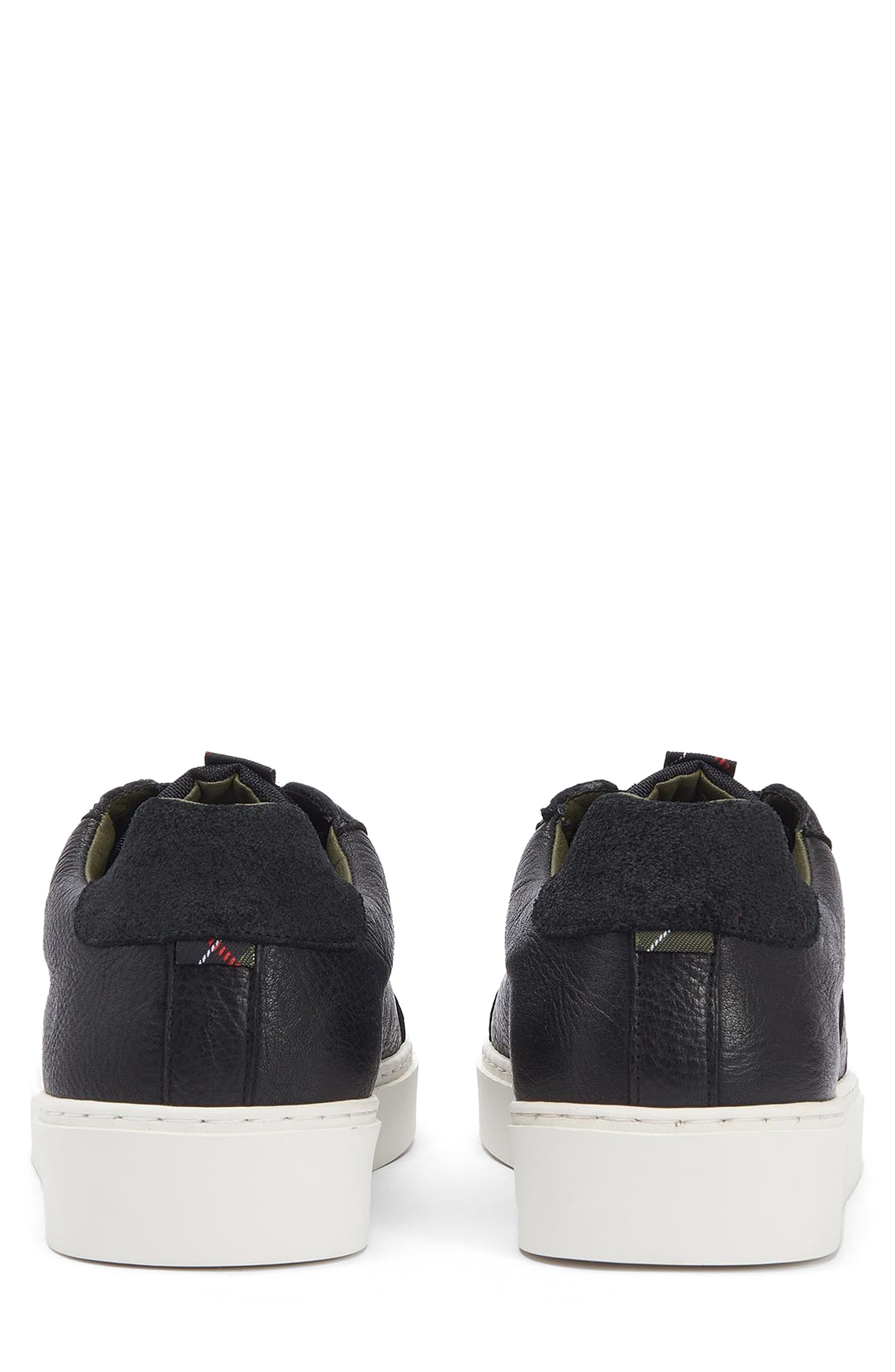 Barbour Ponting Sneaker, Alternate, color, Black