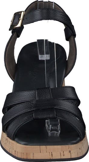 Paul Green Tina Sandal 8 Black Leather