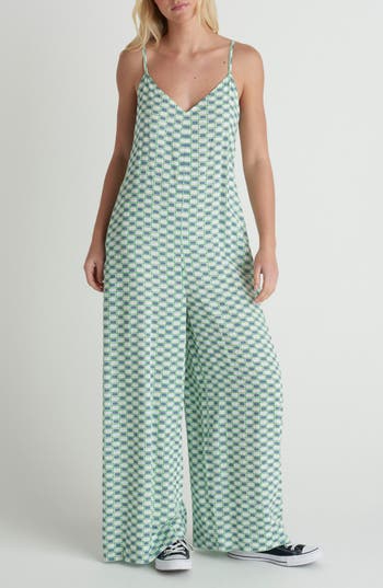 Hurley Venice Check Jumpsuit