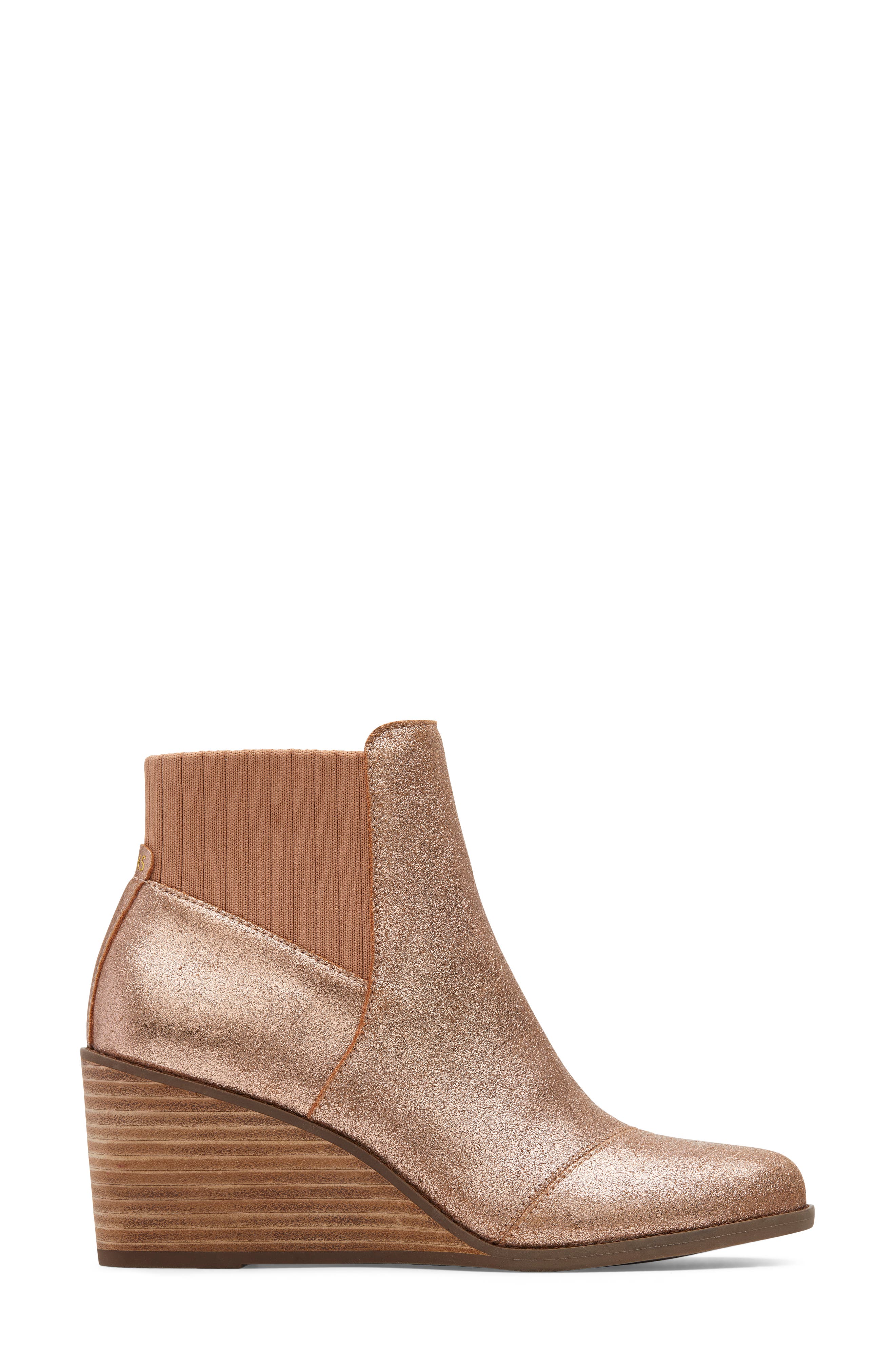 Suede Bootie, Alternate, color, PINK