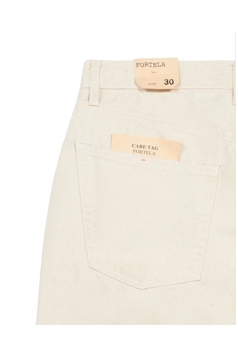 John D Slim Fit Five Pocket Jeans, Alternate, color, Ecru
