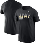 Nike Men's Nike Black Army Black Knights 2026 Sideline Wordmark Legend Dri-FIT T-Shirt