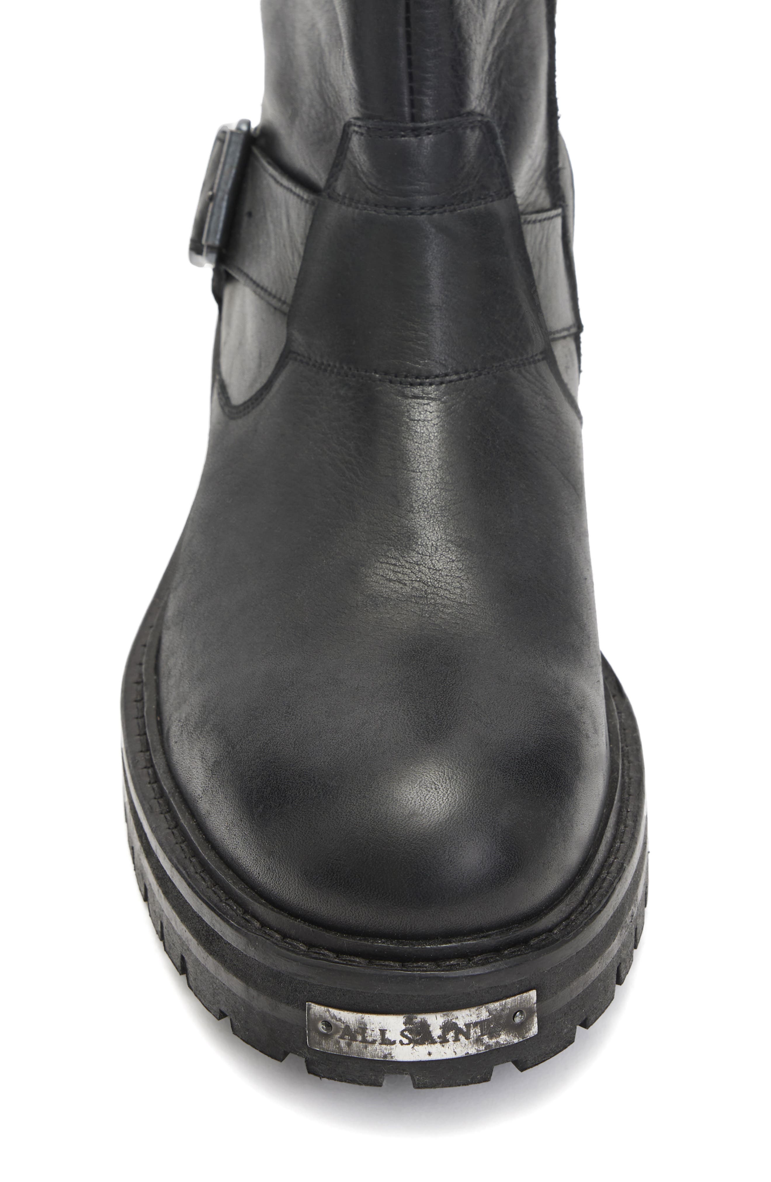 AllSaints Hopper Moto Boot, Alternate, color, 