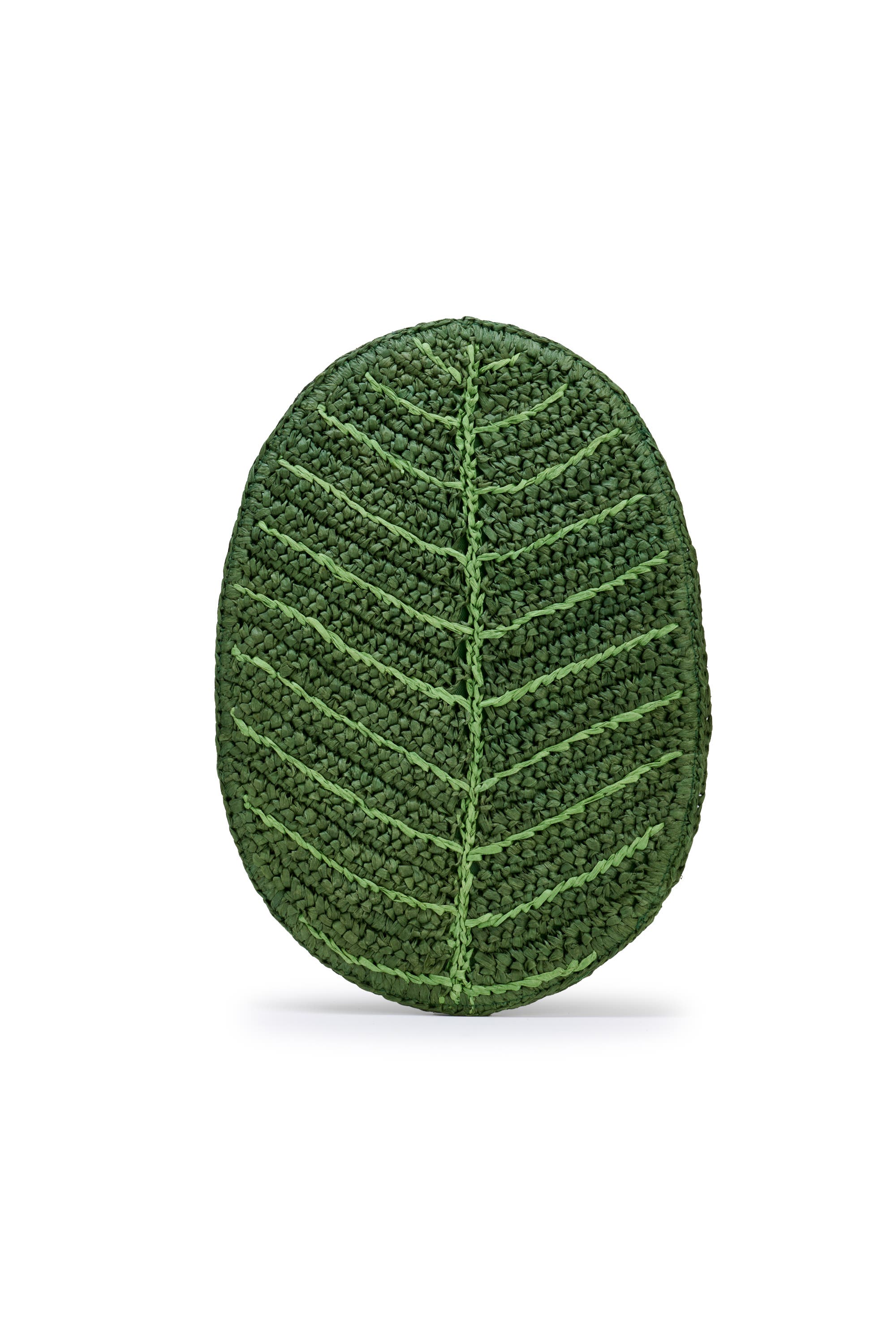 SIMONMILLER Leaf Clutch in Grass Green, Alternate, color, Grass Green