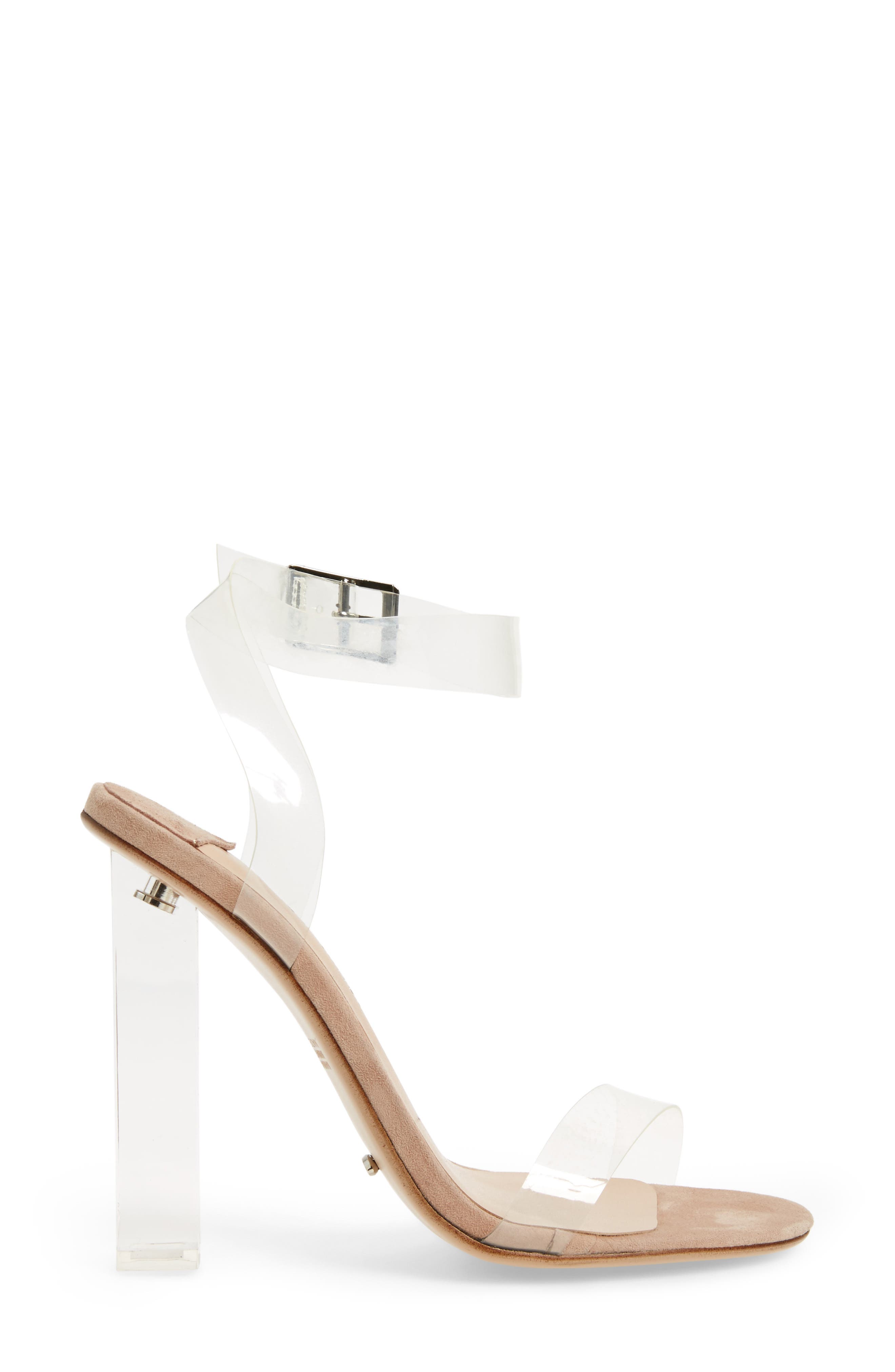 Kiki Sandal, Alternate, color, CLEAR VYNALITE/ BLUSH