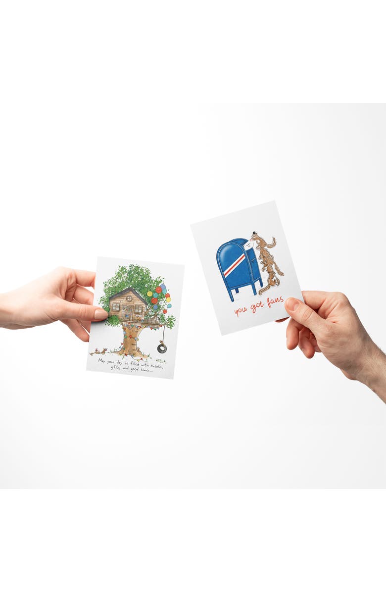 Ramus & Co Everyday Greeting Card Pack Sets (3 ct, Assorted) Tree House, You Got Fans, Munch Appreciated, Alternate, color, Multi-Pack