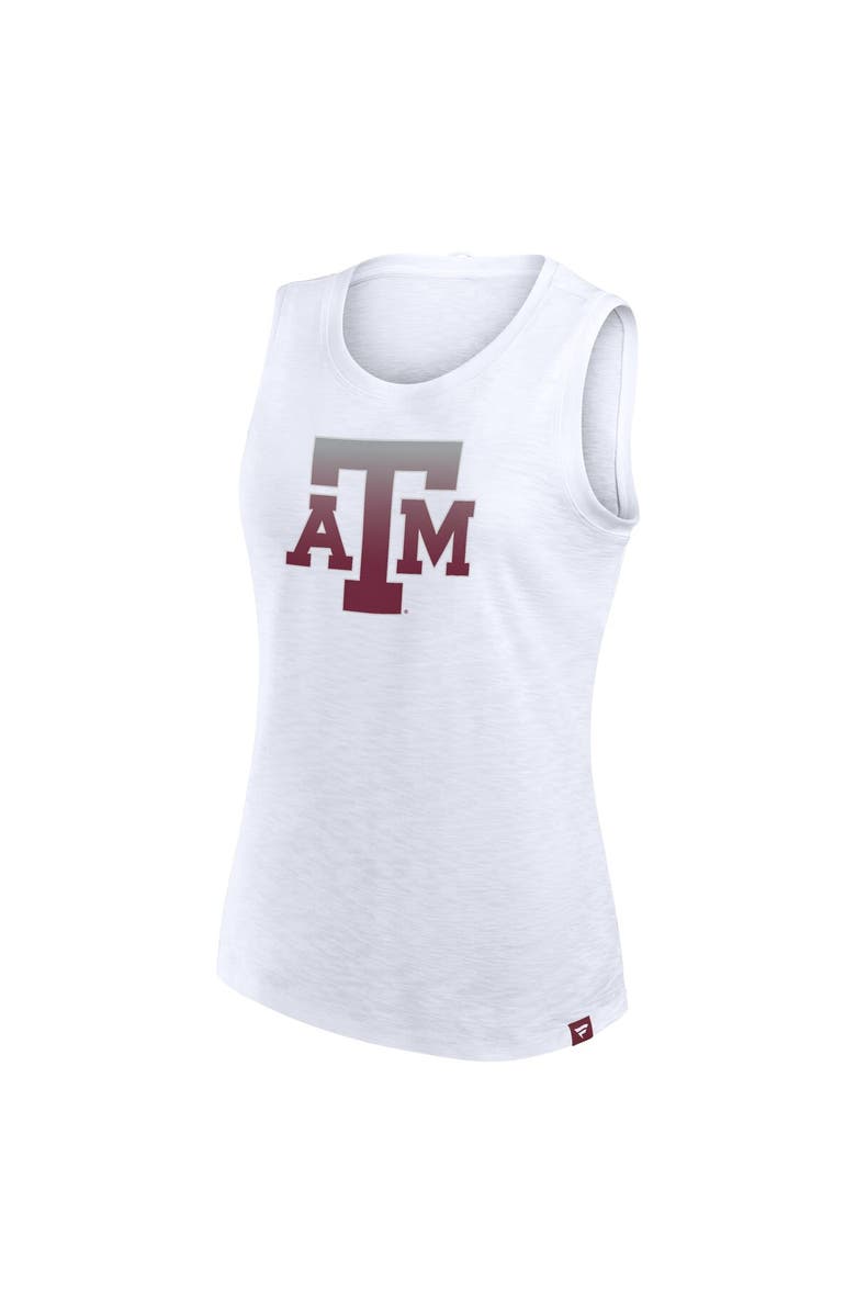 FANATICS Women's Fanatics White Texas A&M Aggies Activate Slub Tank Top, Alternate, color, White
