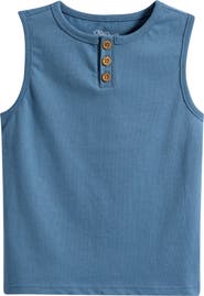 OTTER AVENUE Kids' Henley Cotton Muscle Tank