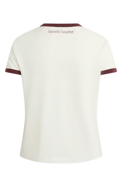 Favorite Daughter The Go Sports Graphic Ringer T-shirt