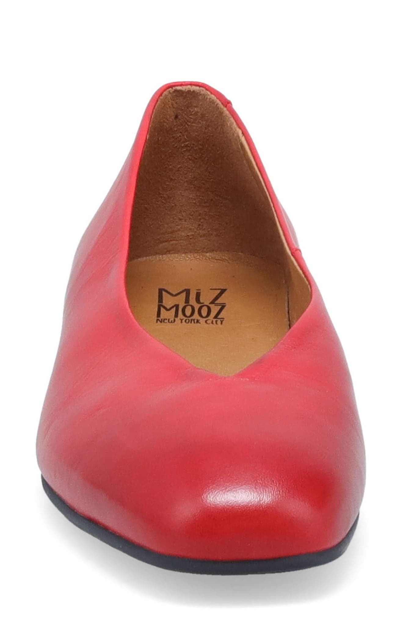 Miz Mooz Zaire Flat, Alternate, color, Red