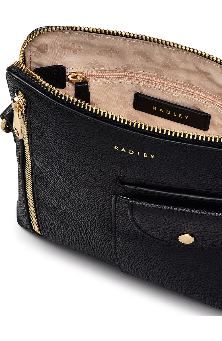 Radley Ridge Park Small Zip Crossbody Bag, Alternate, color, Black
