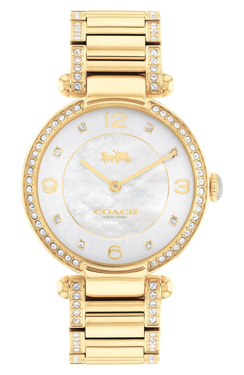 COACH Cary Bracelet Watch, 34mm, Main, color,