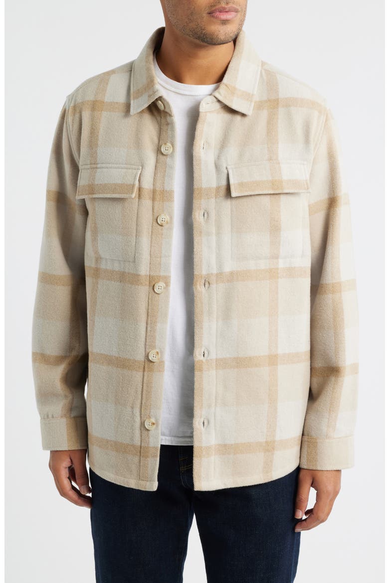 Cliffside Overshirt, Main, color, SAND