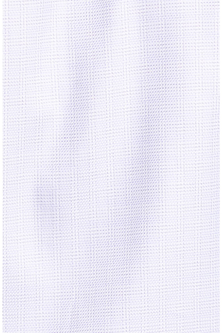 Trim Fit Plaid Dress Shirt, Alternate, color, WHITE/LILAC
