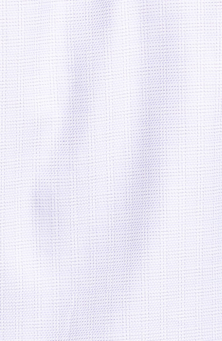 David Donahue Trim Fit Plaid Dress Shirt, Alternate, color, 