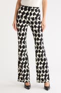 Diane von Furstenberg Brooklyn High Waist Flare Leg Pants