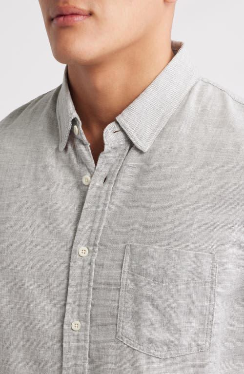 Rails Fairfax Short Sleeve Button-up Shirt In Gray