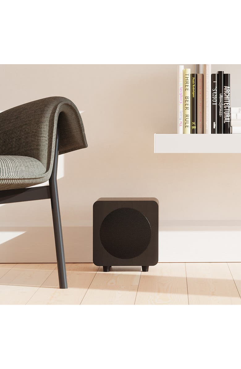 Kanto SUB6 6 In Sealed Powered Subwoofer, Alternate, color, Matte Black