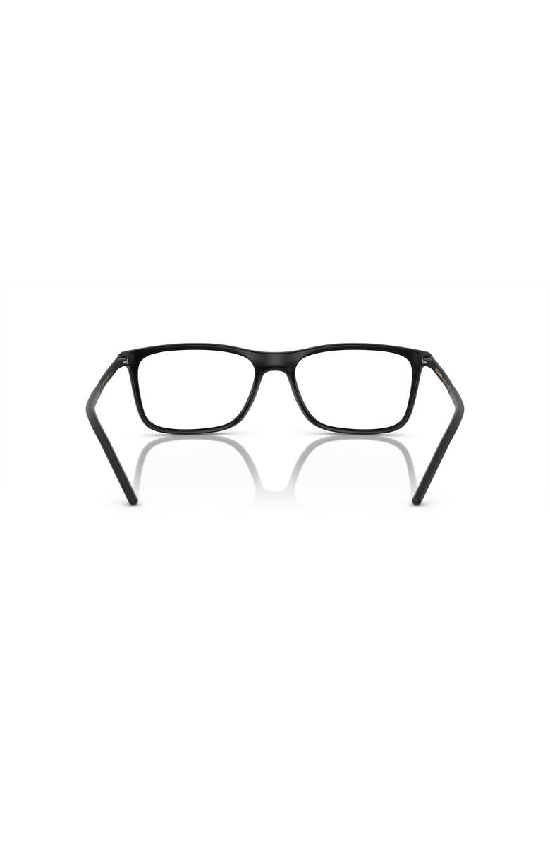 Dolce&Gabbana 55mm Rectangle optical glasses, Alternate, color, Black