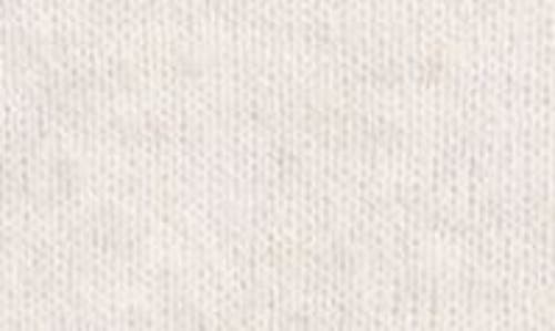 Shop Madewell Mock Neck Puff Sleeve Alpaca Blend Sweater In Heather Alabaster