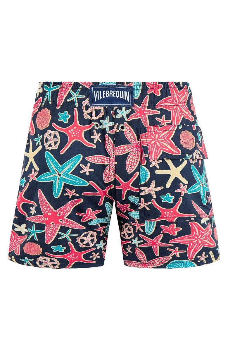 Vilebrequin Kids' Holistarfishes Stretch Swim Trunks, Alternate, color, 