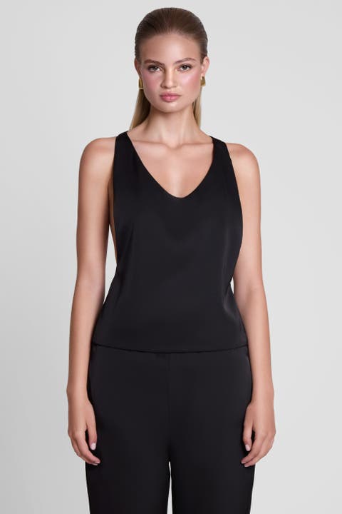 Suri Satin Racerback Top