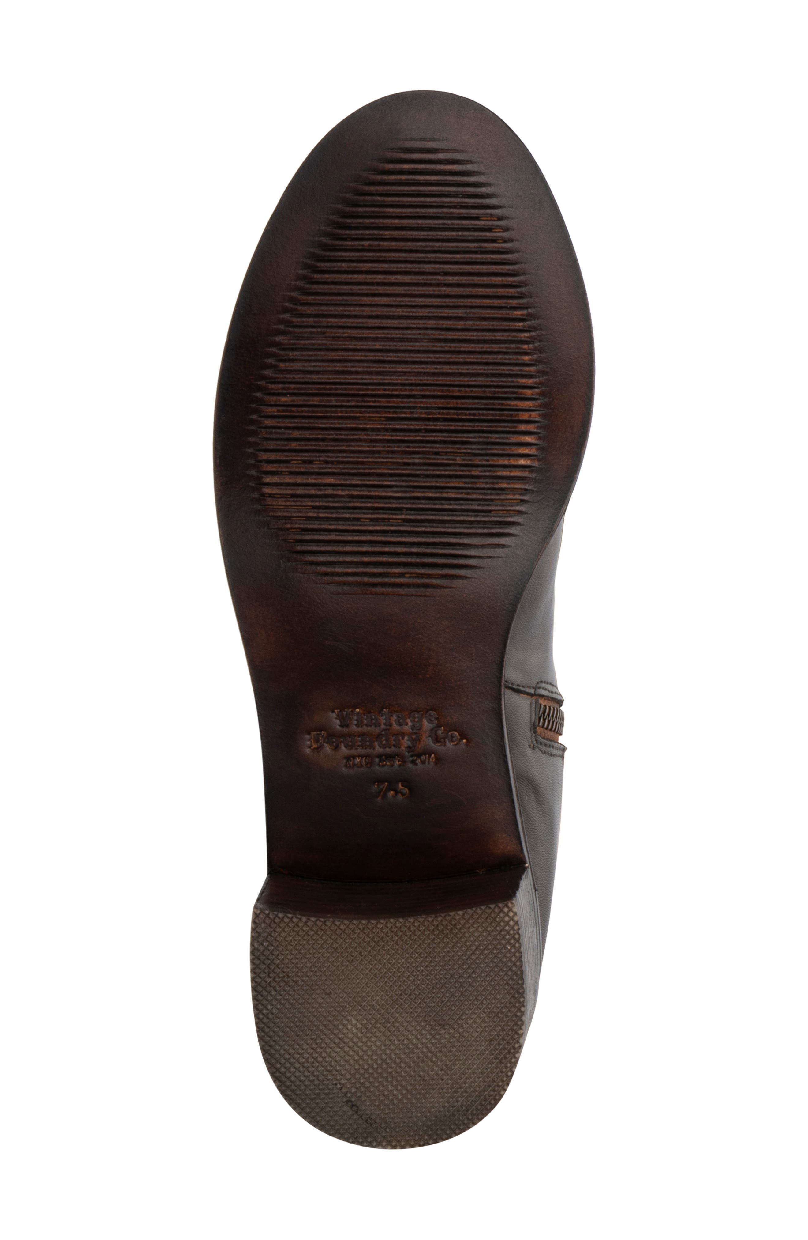 VINTAGE FOUNDRY Anastasia Faux Hair Tall Boot, Alternate, color, Brown