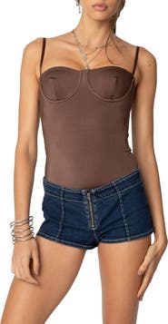 EDIKTED Laurel Bustier Bodysuit