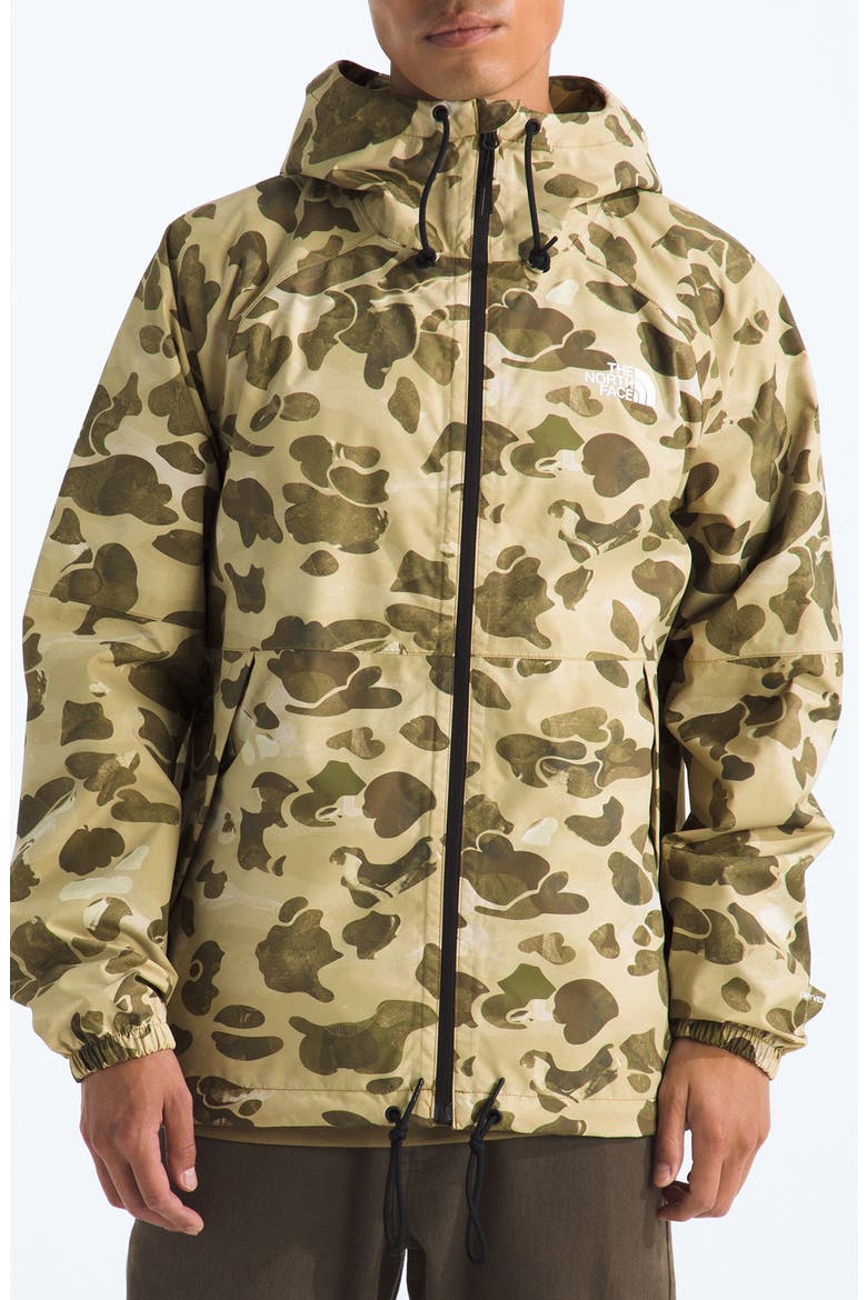 Antora Waterproof Hooded Rain Parka, Main, color, CEDAR HERITAGE PRINT