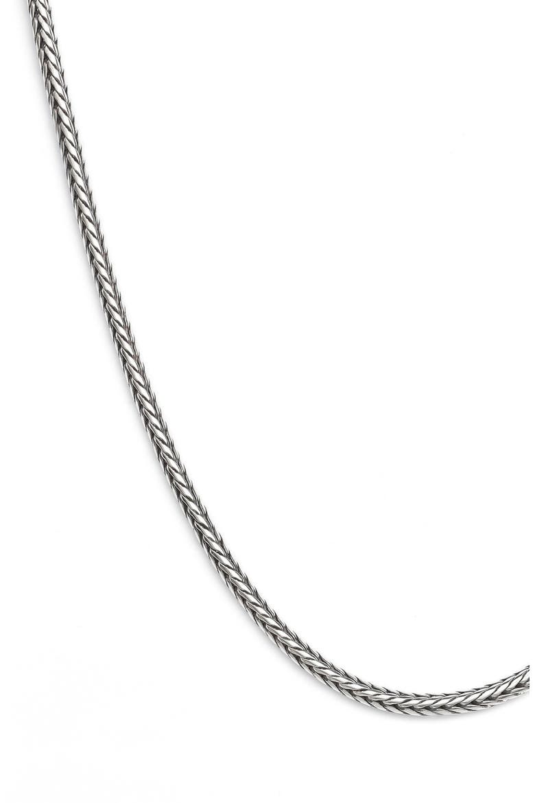 Herringbone Chain, Alternate, color, SILVER