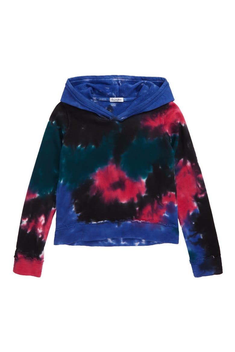 Tie Dye Hooded Sweatshirt, Main, color, MULTI