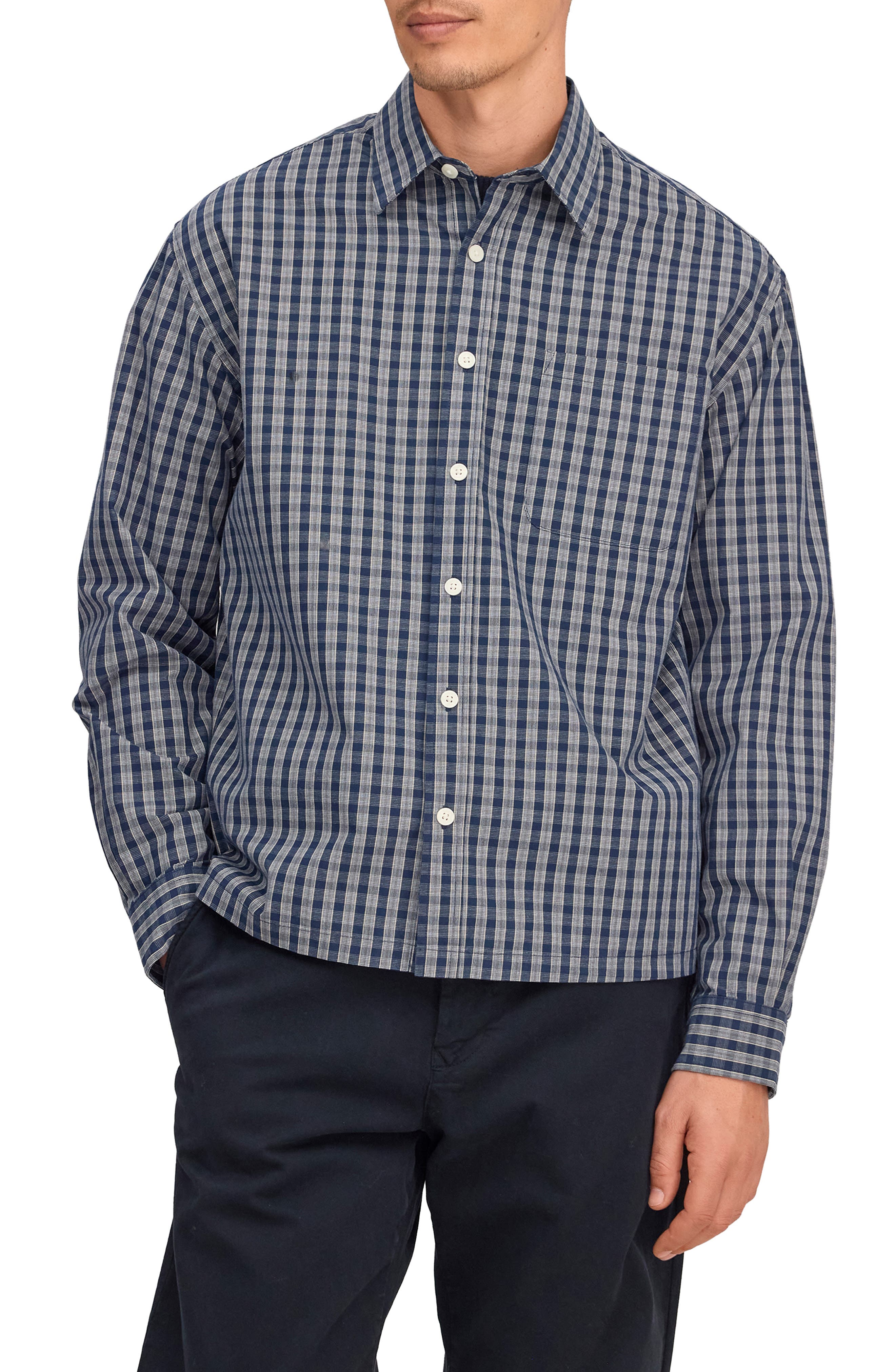 selected NAVY CHECK