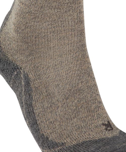 Falke Tk1 Adventure Wool Hiking Socks In Brown