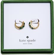 Kate Spade New York Crystal Mini Huggie Hoop Earrings