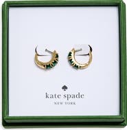 Kate Spade New York Crystal Mini Huggie Hoop Earrings