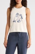 Marine Layer Marisol Whipstitch Cotton Sweater Tank
