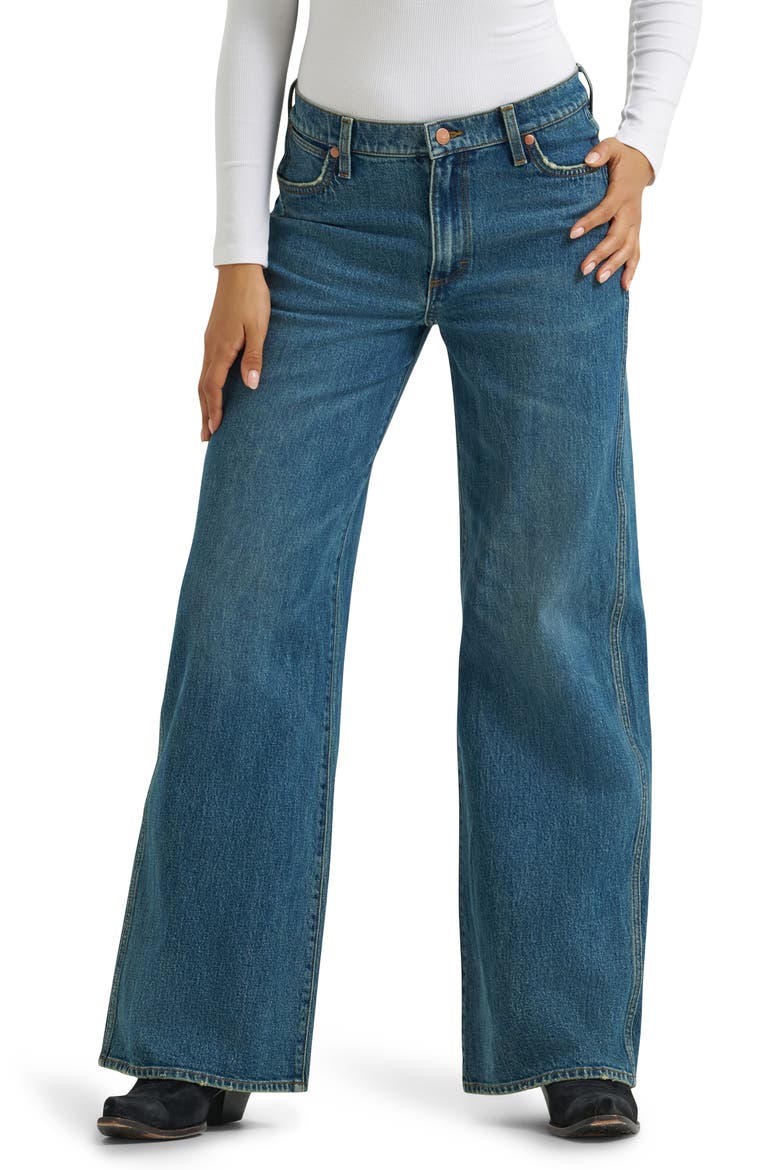 Low Rise Baggy Jeans, Main, color, STORMY INDIGO