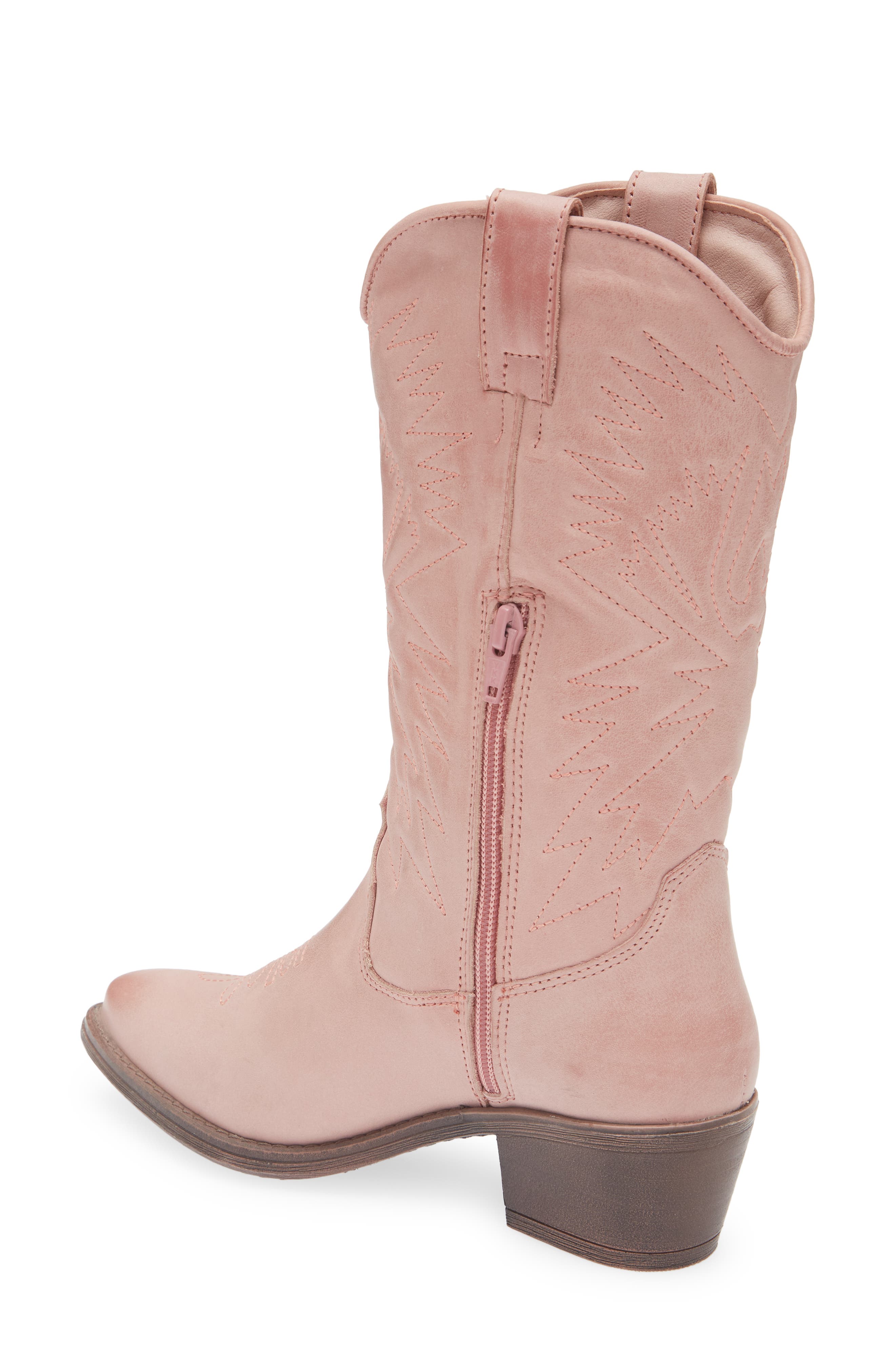 Hayward Western Boot, Alternate, color, PINK LEATH