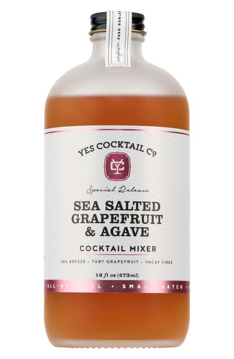 Sea Salted Grapefruit & Agave Cocktail Mixer