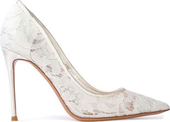 Gia Pointed Cap Toe Pump