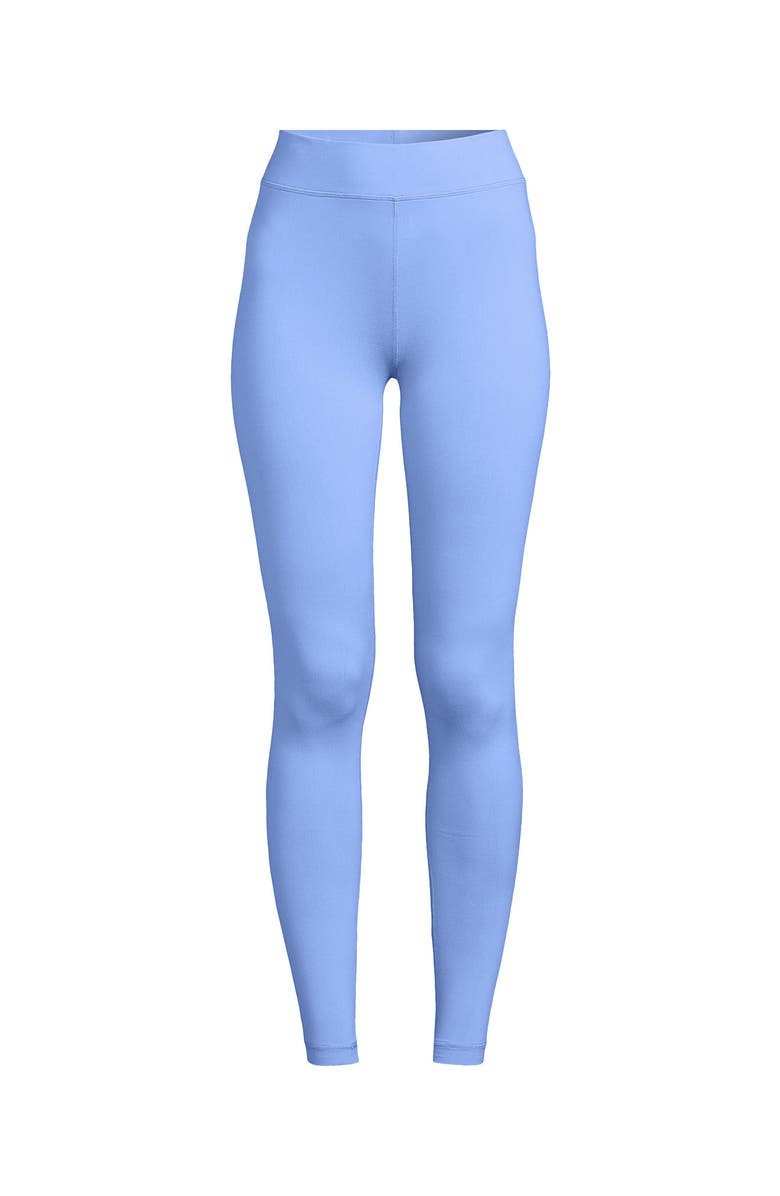Lands
 End Baselayer Cozy Thermaskin Pants, Alternate, color, Clear Blue Sky