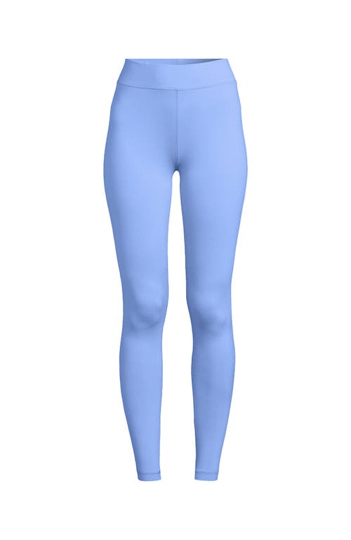 Lands' End Baselayer Cozy Thermaskin Pants In Blue