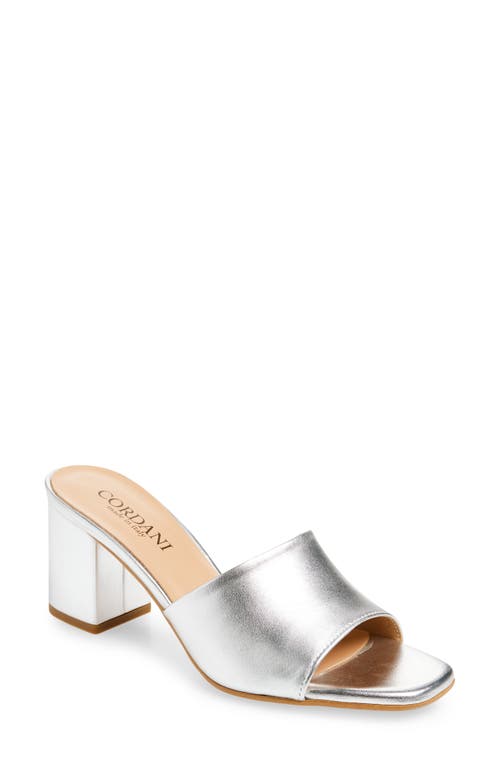Cordani Irina Slide Sandal In Argento