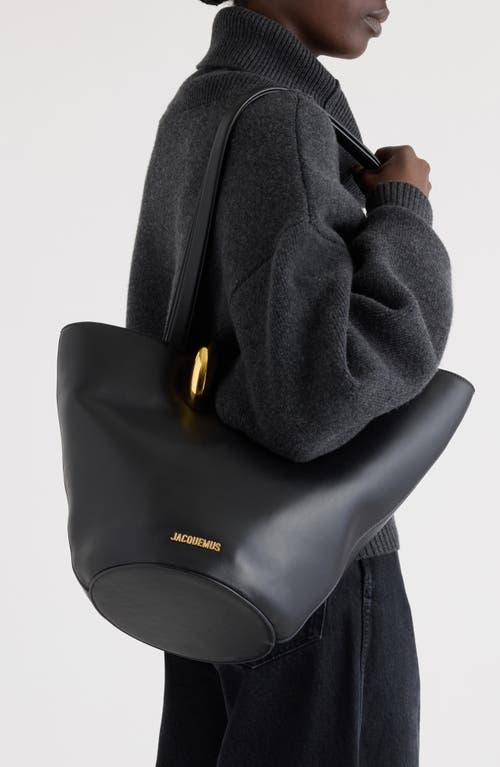 Jacquemus Le Bambola Moyen Leather Bucket Bag
