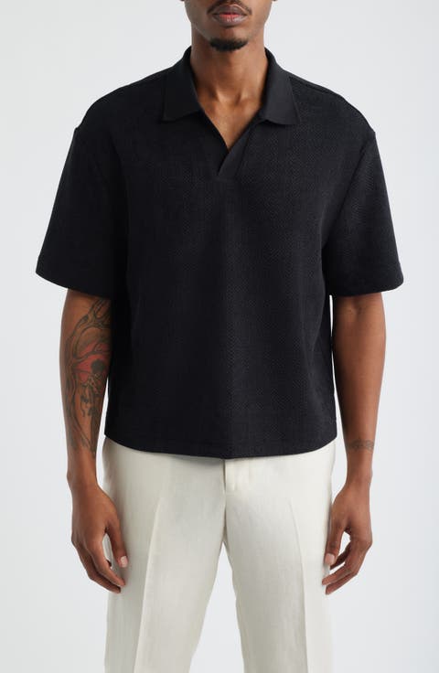Knit Johnny Collar Polo