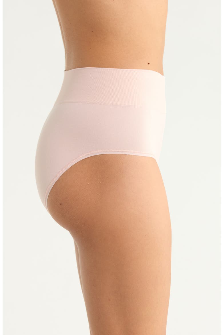Seamless 3-Pack Briefs, Alternate, color, PINK- TAN- BLACK MULTI